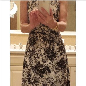 Floral Dress, Halter Style, Back Zip, Like New